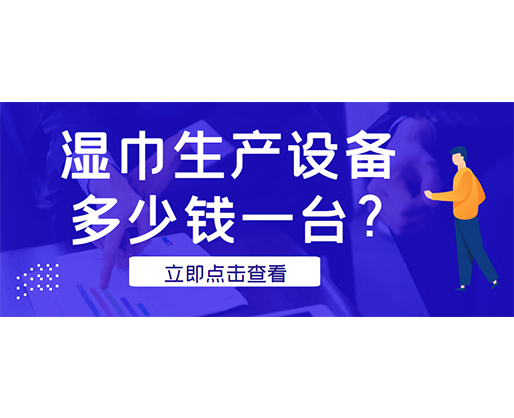 濕巾生產設備多少錢一臺？廠家發貨免費試機！