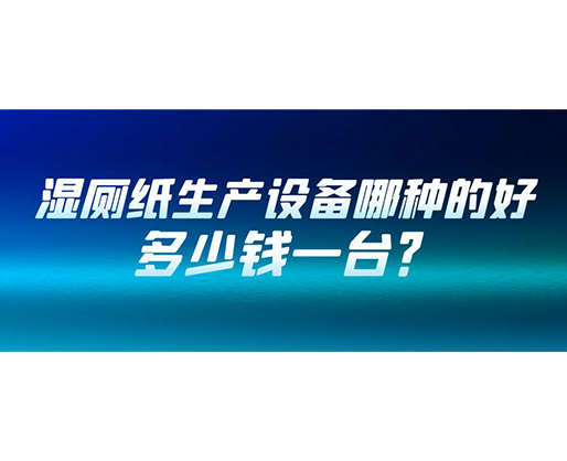 濕廁紙生產(chǎn)設(shè)備哪種的好？多少錢一臺？